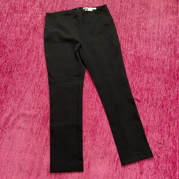 Veronica Beard Back Zip Scuba Pants Ankle Length Black Size 6 - Picture 2 of 13